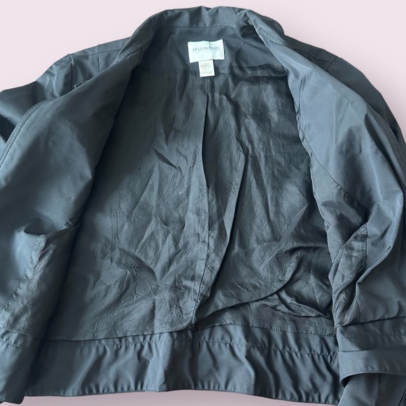 Women’s Hugo Buscati Collection Black Nylon Jacket Size Large - Picture 5 of 8